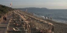Stranden aan de kust van San Vincenzo Webcam - Livorno