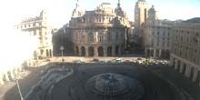 Piazza Ferrari - plaza principal Webcam - Génova