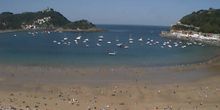 La Concha-stranden Webbkamera - San Sebastian